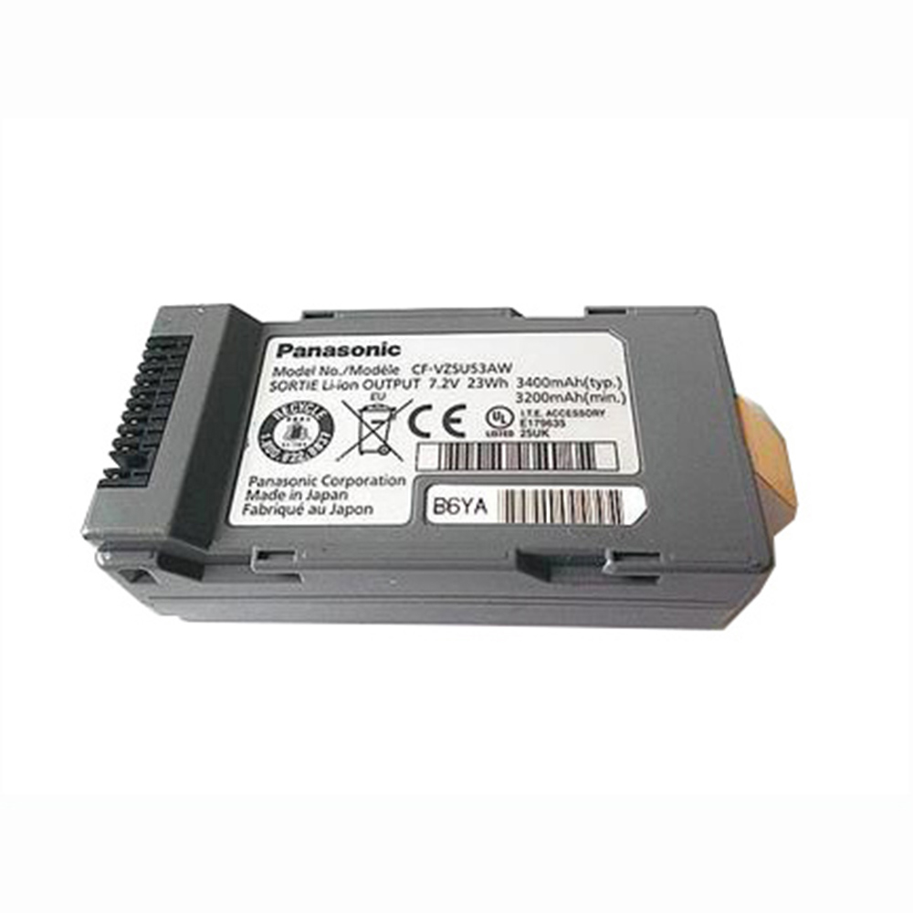 Batterie originale Panasonic CF-VZSU53 CF-VZSU53AW CF-VZSU53W 7.2V 2900mAh pour ordinateur portable Panasonic CF-H1, CF-H2, CF-U1 séries