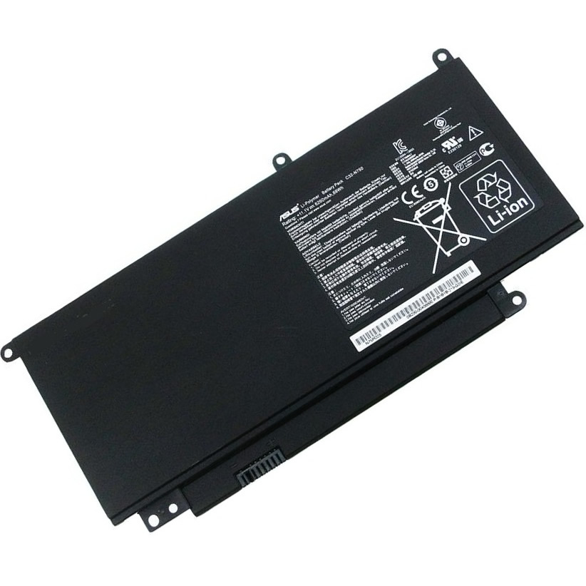 Batterie originale Asus C32-N750 0B200-02420200 11.1V 6260mAh pour ordinateur portable Asus N750, N750J, N750JK séries