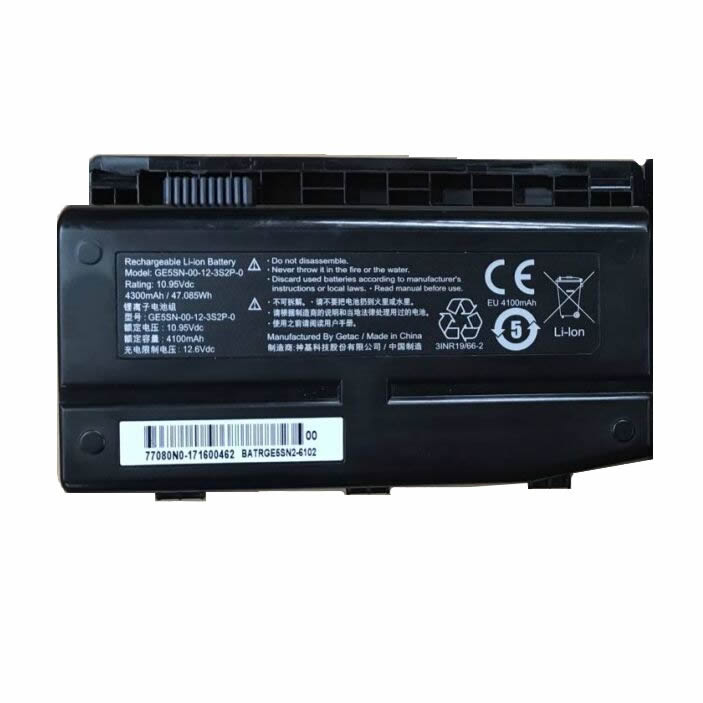 Batterie originale MECHREVO GE5SN-00-01-3S2P-1 GE5SN-00-12-3S2P-0 76280N0-163800200 10.8V 4400mAh pour ordinateur portable MECHREVO MR X7Ti, X7Ti, X7Ti-H séries