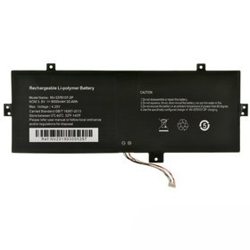 Batterie originale EMATIC NV-3378107-2P 3.8V 8000mAh pour ordinateur portable EMATIC EWT117 séries