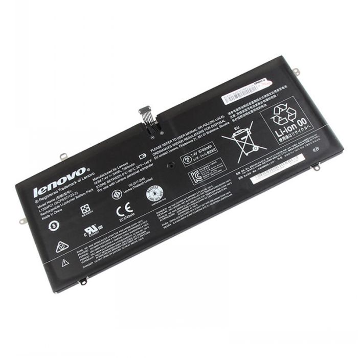 Batterie originale Lenovo 2ICP557123-2, L12M4P21, L13S4P21 7.4V 7400mAh pour ordinateur portable Lenovo Yoga 2 Pro 13 Y50-70AS-ISE séries