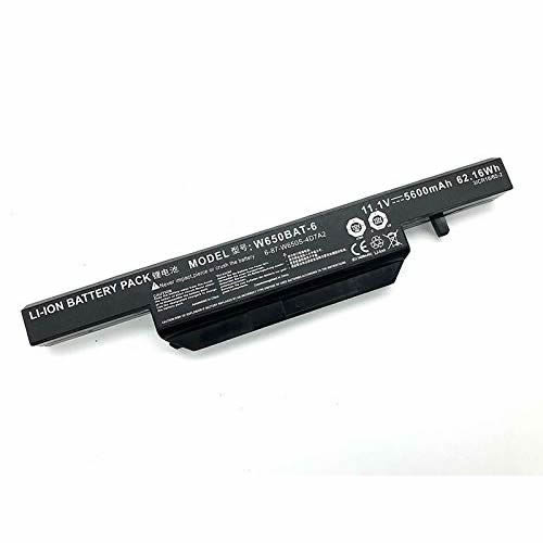 Batterie originale Clevo 6-87-W50S-4D4A2, 6-87-W650-4D4A, 6-87-W650-4E42 11.1V 5600mAh pour ordinateur portable Clevo K570N K710C K610C K590C-I3 séries