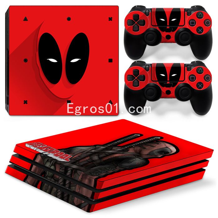 Skin PS4 Pro - Deadpool 08