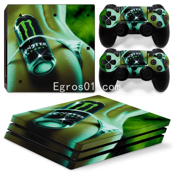 Sticker PS4 Pro - Fille sexe 06