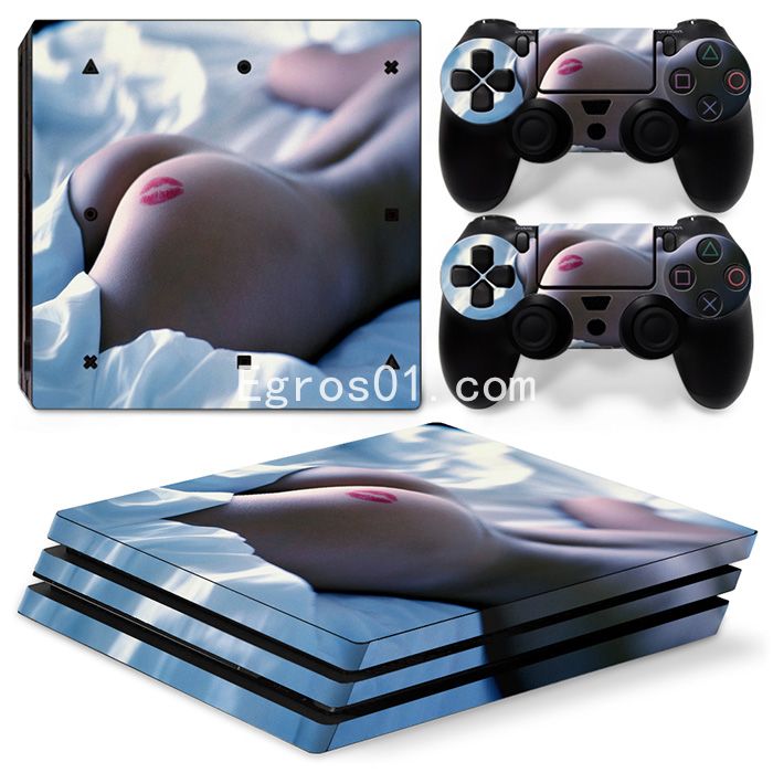 Sticker PS4 Pro - Fille sexe 19