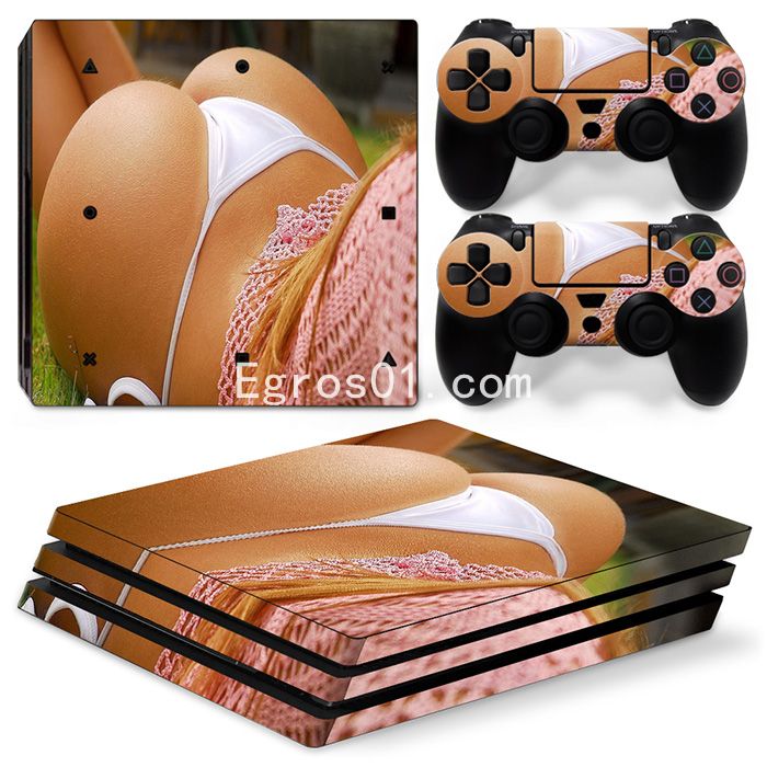 Sticker PS4 Pro - Fille sexe 20