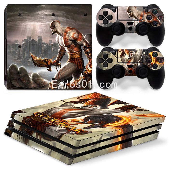 Autocollant skin PS4 Pro - God of War 04