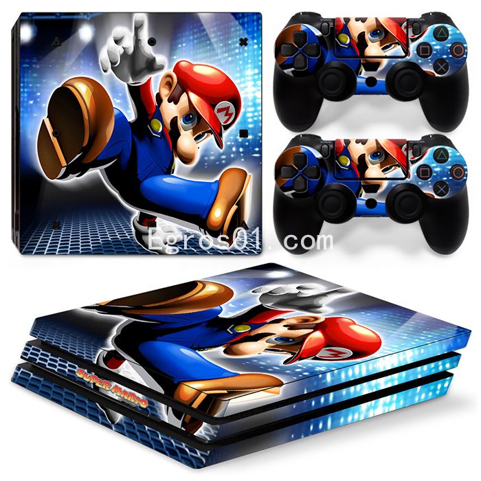 Skin autocollant PS4 Pro - Super Mario