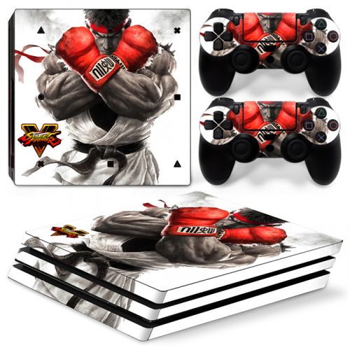 Skin autocollant PS4 Pro - Street Fighter