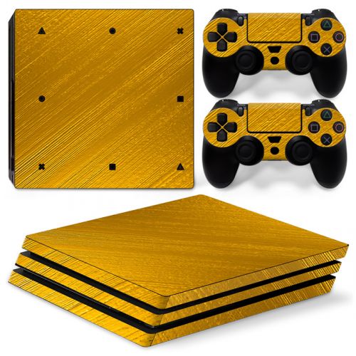 Skin autocollant PS4 Pro - Couleur Or