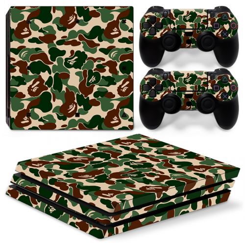 Skins stickers PS4 Pro - Couleur camouflage