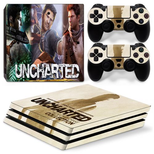 Autocollant skin PS4 Pro en vinyle polymére - Uncharted